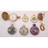 A selection of pocket watches, Services Army, Smiths etc.
