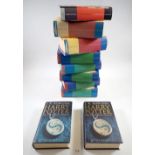 Ten various Harry Potter books - first editions