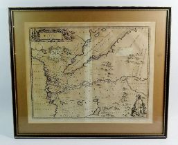 Offert Dapper - 17th century map of Egypt and the Gulf, 31 x 38cm