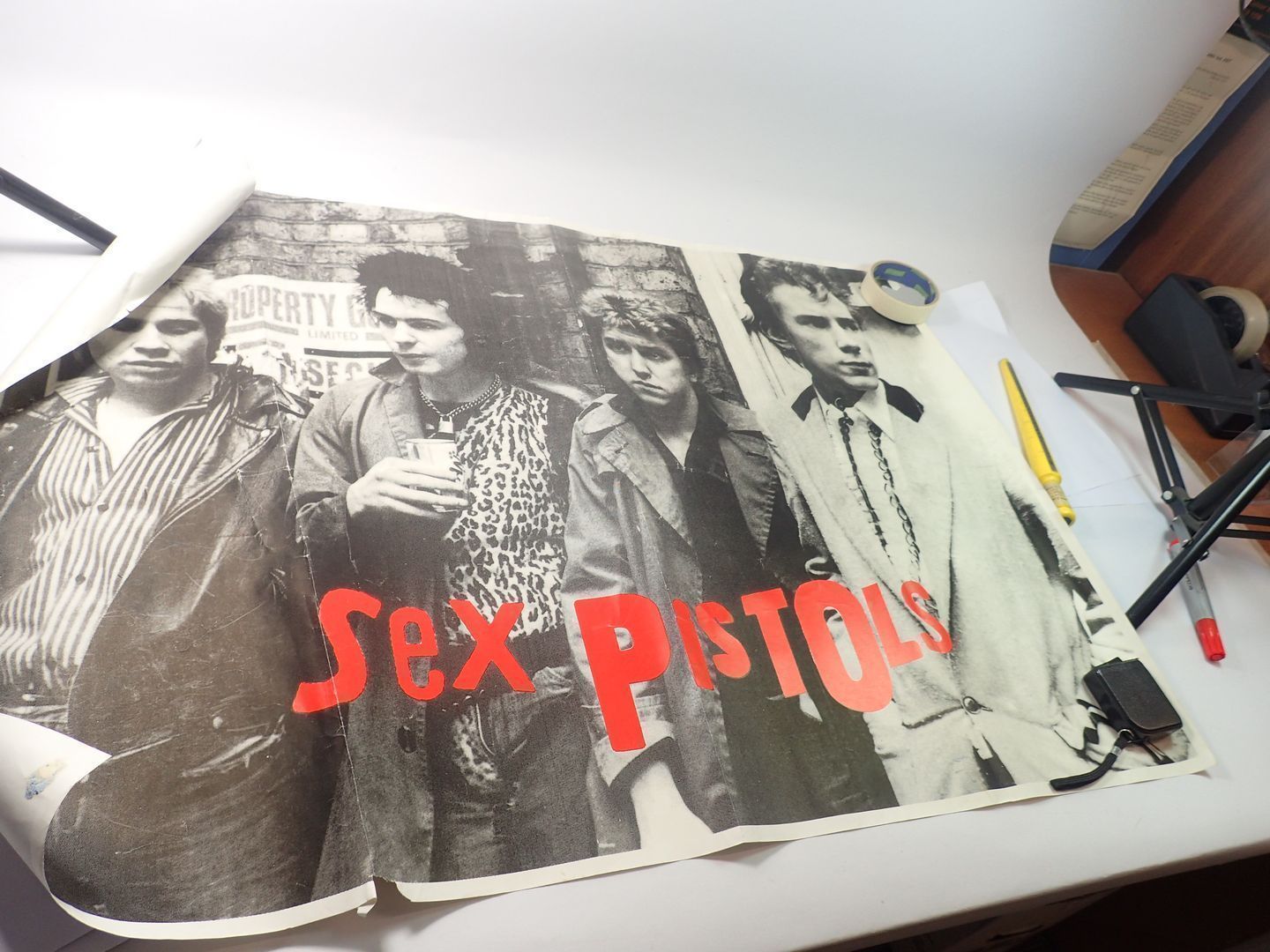 A collection of punk posters including Sex Pistols, largest 100 x 68.5cm - mixed condition - Image 8 of 8