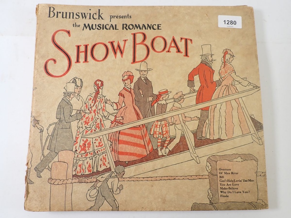 A boxed set of 78 rpm records for Show Boat