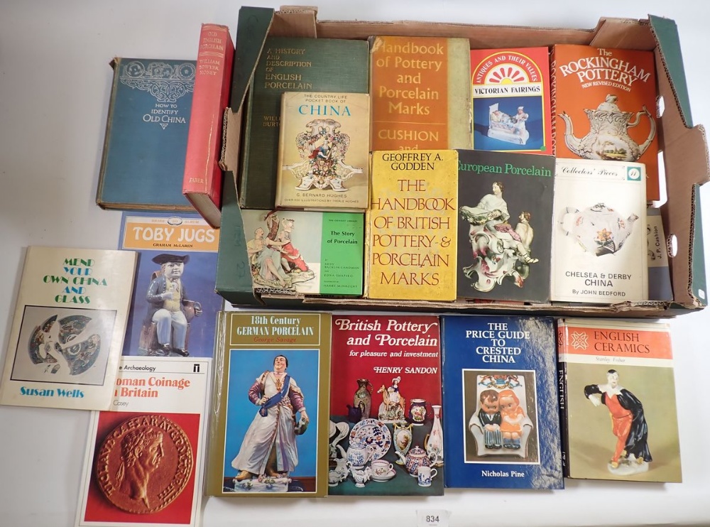 A small group of antique reference books