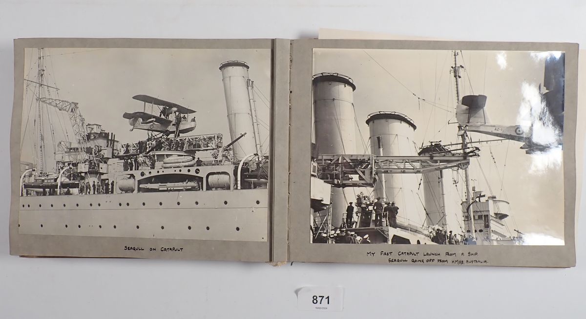 An interesting album of early aeroplane and gilding photographs circa 1930's, including - Image 10 of 15
