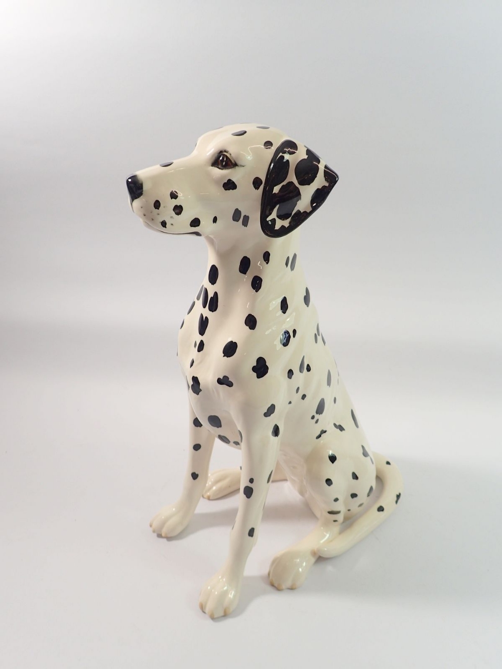 A Royal Doulton Dalmatian fireside dog 2271, 35cm tall - Image 2 of 2