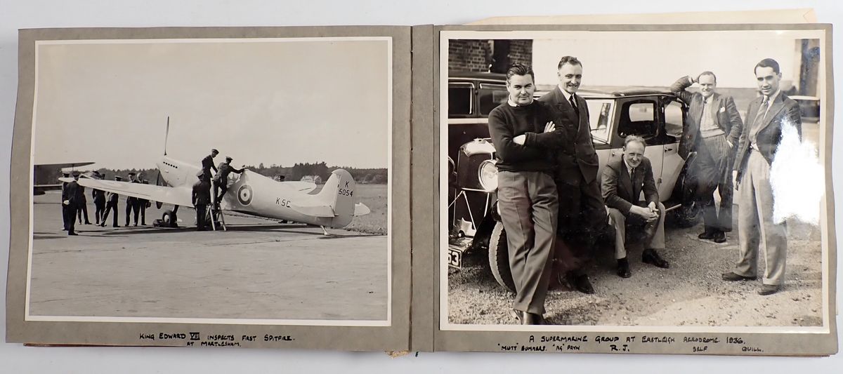 An interesting album of early aeroplane and gilding photographs circa 1930's, including - Image 8 of 15