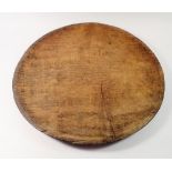 A large treen serving platter from Borneo, 53cm diameter