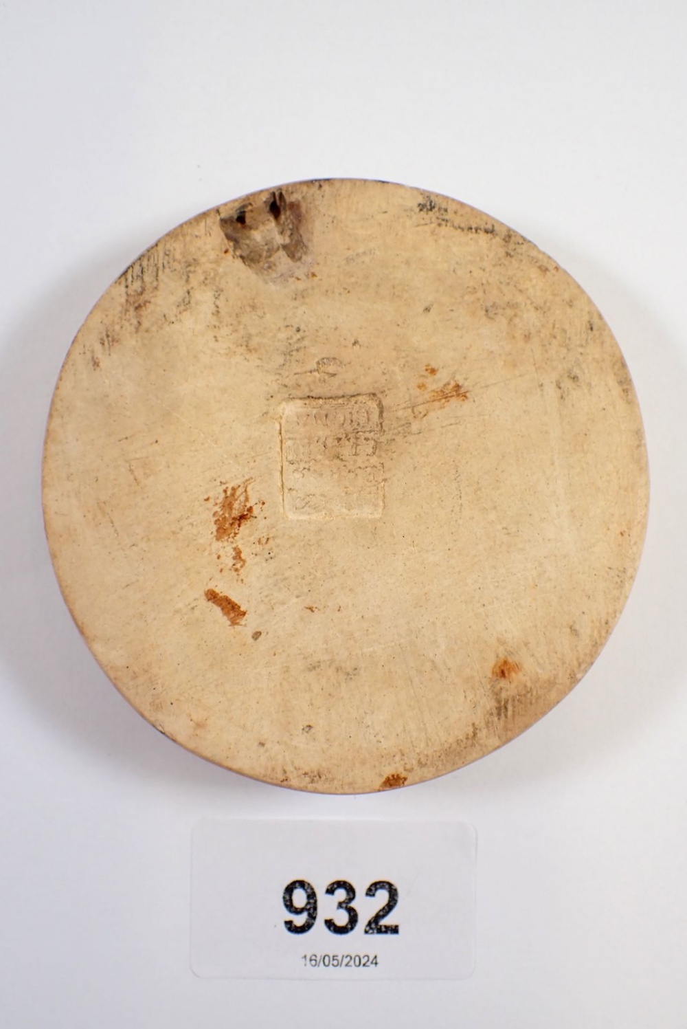 A plaster cast copy of medallion of Nonina Stroza, 8cm - Bild 2 aus 3