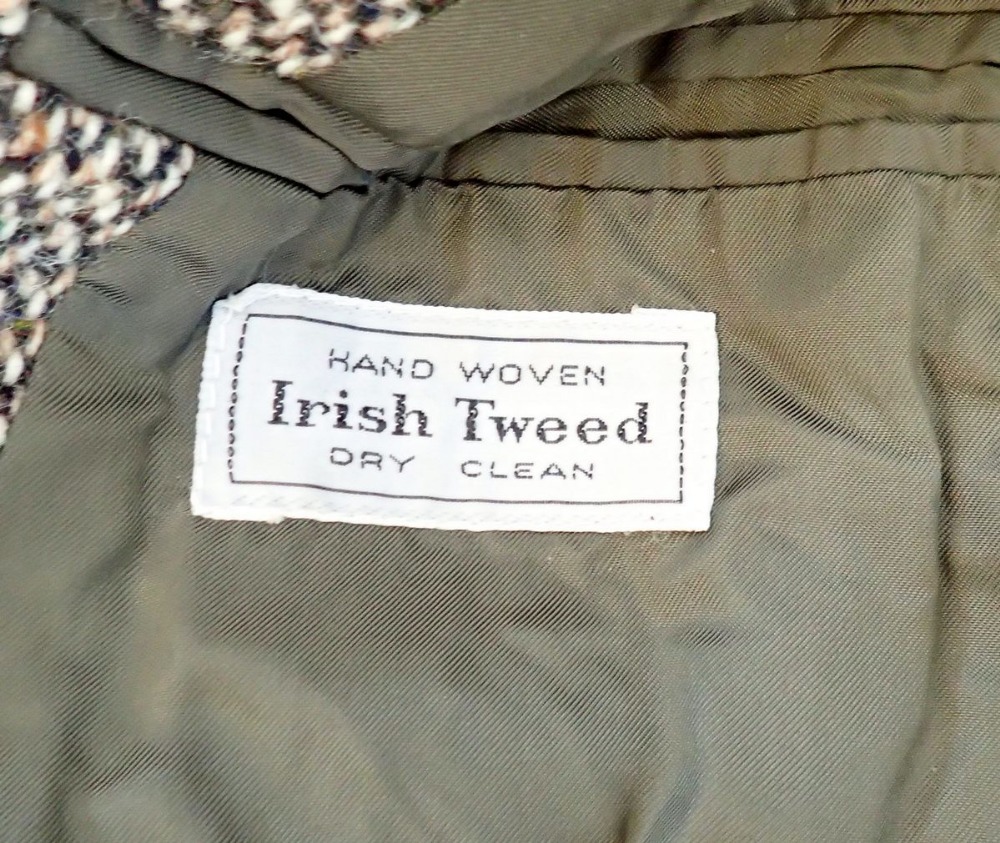 A vintage tweed men's coat by Rodex of London, label says 38 reg, chest measures 44" - Image 3 of 3