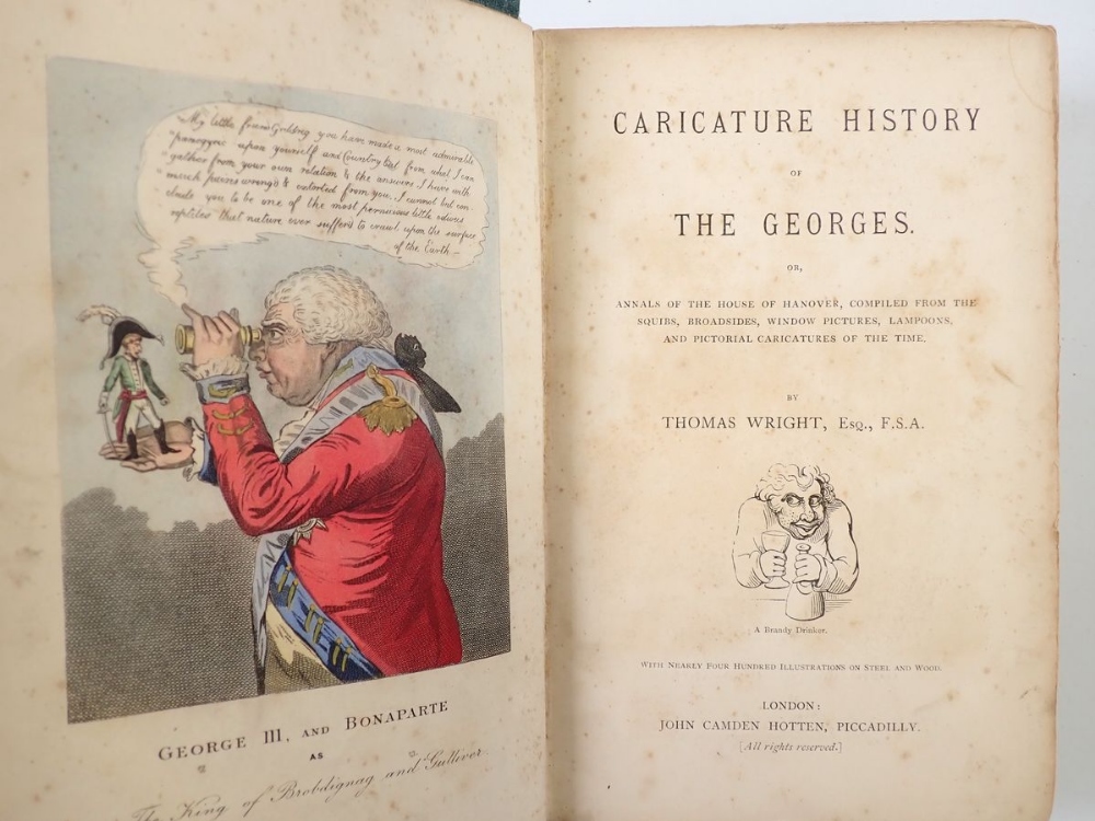 Caricature History of The Georges by Thomas Wright, published 1867 plus The Jubilee Years 1887- - Image 2 of 3