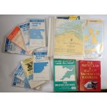 A group of British yachting maps and handbook