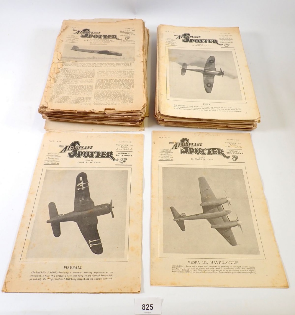 A group of WWII Aeroplane Spotter magazines dates 1942-1947