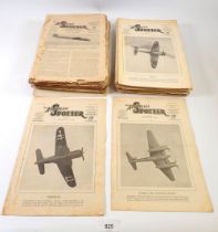 A group of WWII Aeroplane Spotter magazines dates 1942-1947