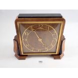A vintage Elliott mantel clock, 22cm wide