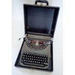 A Remington vintage typewriter