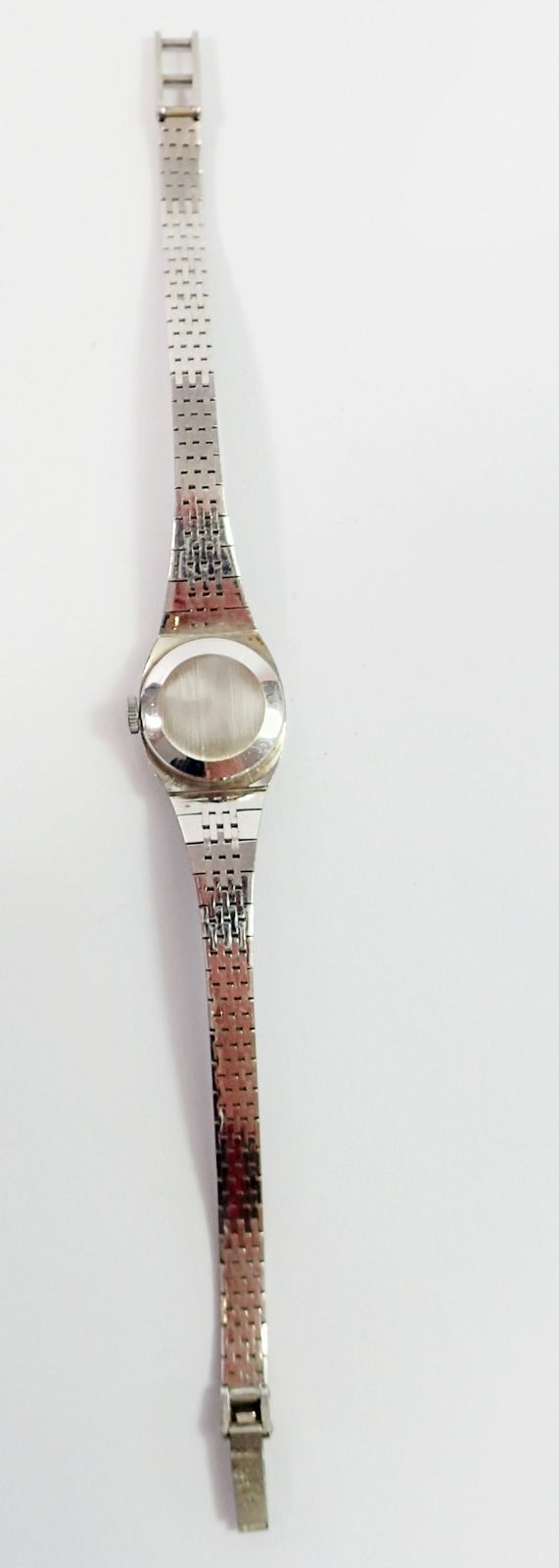 A 9 carat white gold Rotary ladies vintage watch and strap, 20g - Image 2 of 3