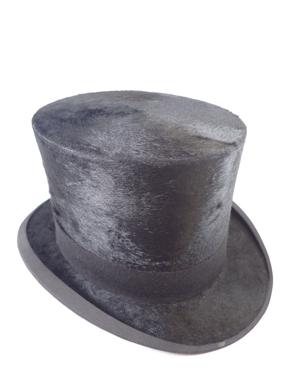 A Christy's silk top hat, size 7 1/8 in a 'Vulcanfibre' box - Image 2 of 3