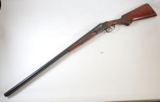 A deactivated Baikal 12 bore side by side shotgun 28.5cm barrel, Serial No. B19919, with