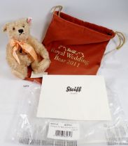 A Steiff Royal Wedding Bear 2011, limited edition with bag and certificate