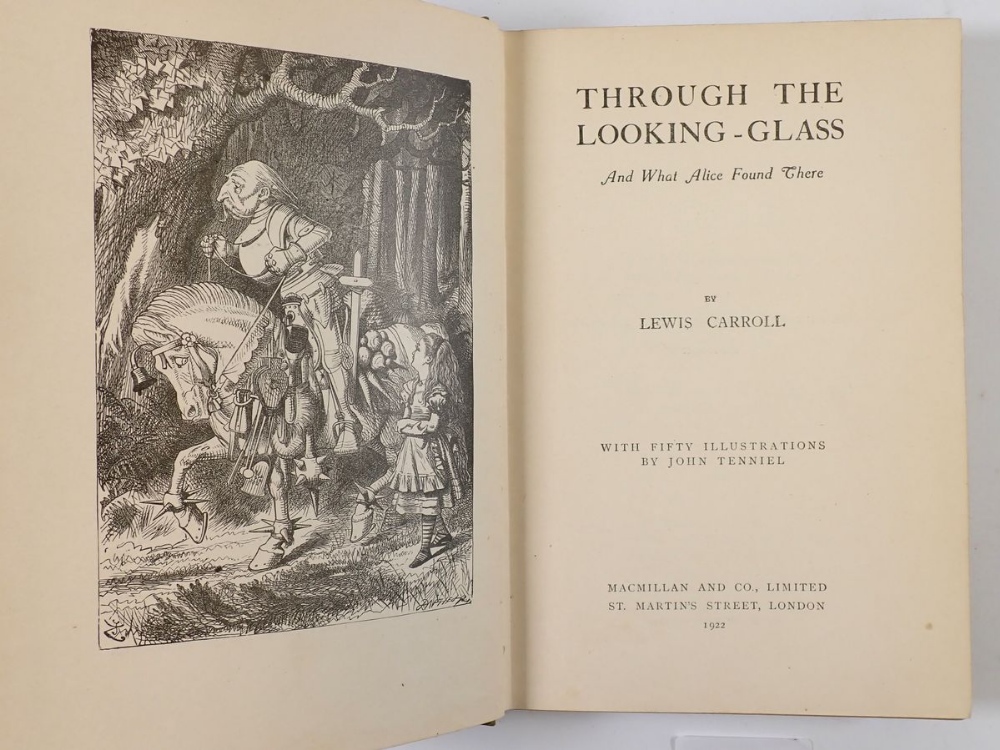 Through The Looking Glass and What Alice found there by Lewis Carroll, 1922, some plates coloured - Image 2 of 3