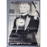 A vintage Gary Numan Tubeway Army poster Bega 7 G & L, 76 x 51cm