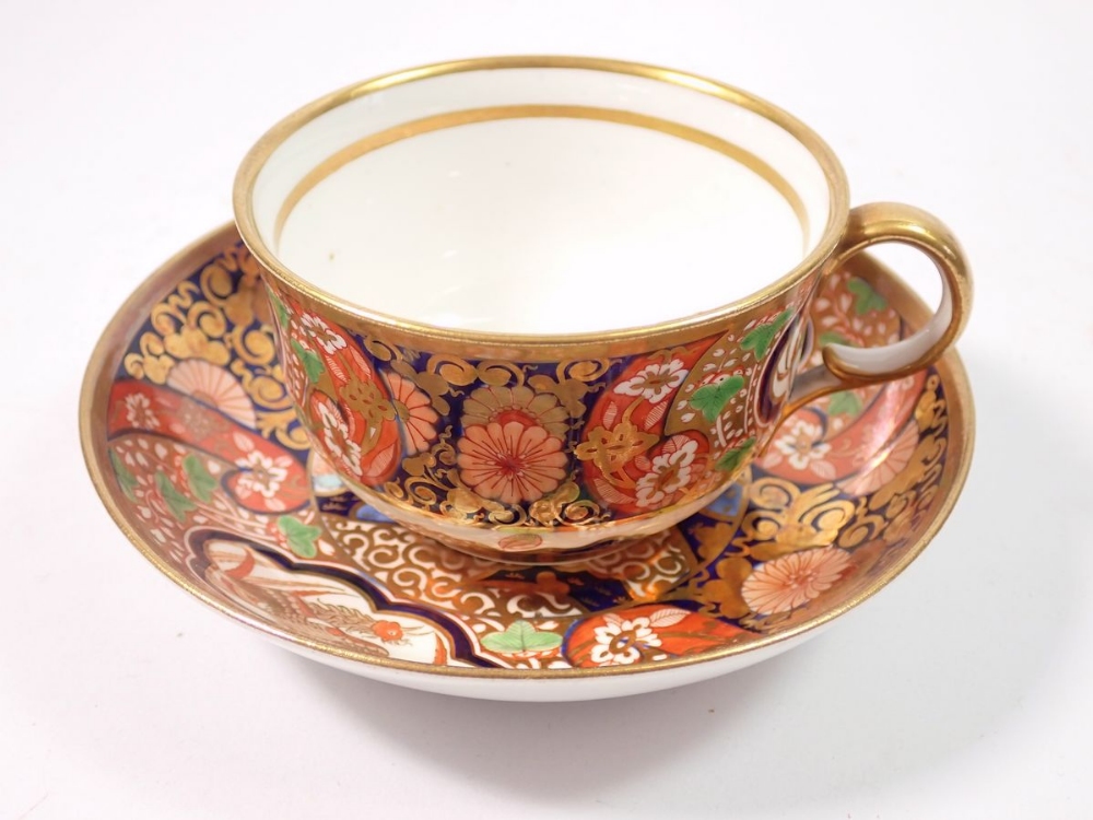 A fine early 19th century Spode tea and coffee service in the London shape, pattern No. 1291 painted - Image 11 of 18