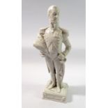 A Sitzendorf Napoleonic figure of Lepic, chip to base
