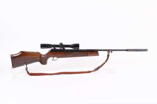 Ⓕ (S1) .22 Theoben FAC break-barrel air rifle, mounted 3-9 x 40 Optima scope, Monte Carlo stock with