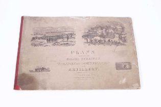 Bound portfolio entitled 'Plans Illustrative of Major Straith's Treatise On Fortification And