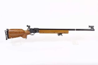 Ⓕ (S1) .22 BSA Martini International target rifle, 27¾ ins heavy barrel, Parker Hale target