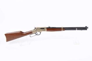 Ⓕ (S1) .357 (Mag) / .38 (Spl) Henry Repeating Arms 'Big Boy Brass' lever-action rifle, 20 ins