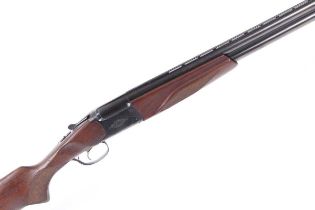 Ⓕ (S2) 12 bore Baikal over and under, ejector, 27½ ins barrels, full & ½ choke, 70mm chambers,