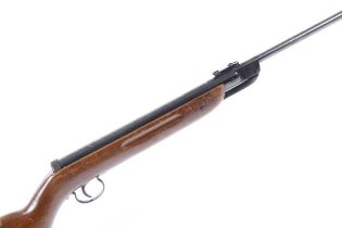 .22 British Diana Mod. 27 break barrel air rifle, sighted barrel, no. 273718 Marked 354 to butt of