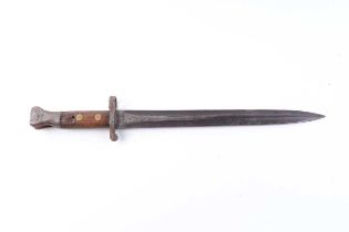 British 1888 Pattern Lee Metford bayonet, ricasso with broad arrow, dated 12/1895
