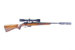 Ⓕ (S1) .22(Hornet) CZ BRNO 527 bolt-action rifle, 18½ ins screw cut barrel with .22 Hornet