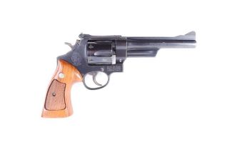 A deactivated .357 Smith & Wesson Model 28 'Highway Patrolman' double-action revolver, 6 ins sighted