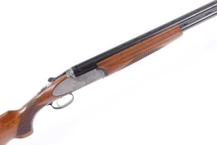 Ⓕ (S2) 20 bore Rizzini over and under, ejector, 27 ins ventilated barrels, ¼ & ic choke, 76mm