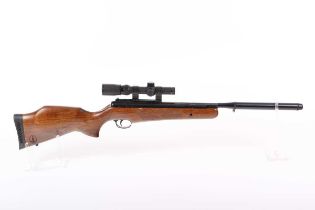 .22 BSA Lightning break-barrel air rifle, moderated barrel, mounted 1.5-5 x 20WA Simmons Whitetail