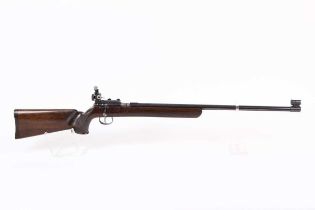 Ⓕ (S1) .22 Anschutz Model 60 Lightweight Match bolt-action target rifle, 25½ ins barrel, Anschutz