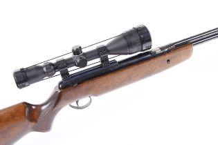 .177 BSA Superstar M1 underlever air rifle, mounted 3-12x50AOIR Hawke scope, Monte Carlo stock