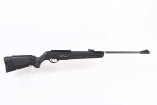 .22 Gamo Shadow IGT, break barrel air rifle, original adjustable open sights, scope rail, black