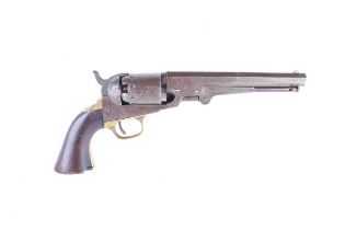 (S58) .36 Manhattan Firearms Co. single-action percussion revolver, 6½ ins octagonal barrel with