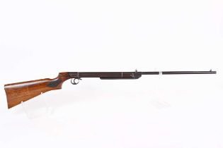 .22 BSA break barrel air rifle, blade and notch sights, with BSA on chequered panel, no. B5475