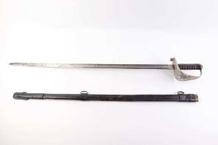 A sword blade by Manton, 34 ins, the ricasso stamped Manton & Co. Calcutta and Delhi No. 214,