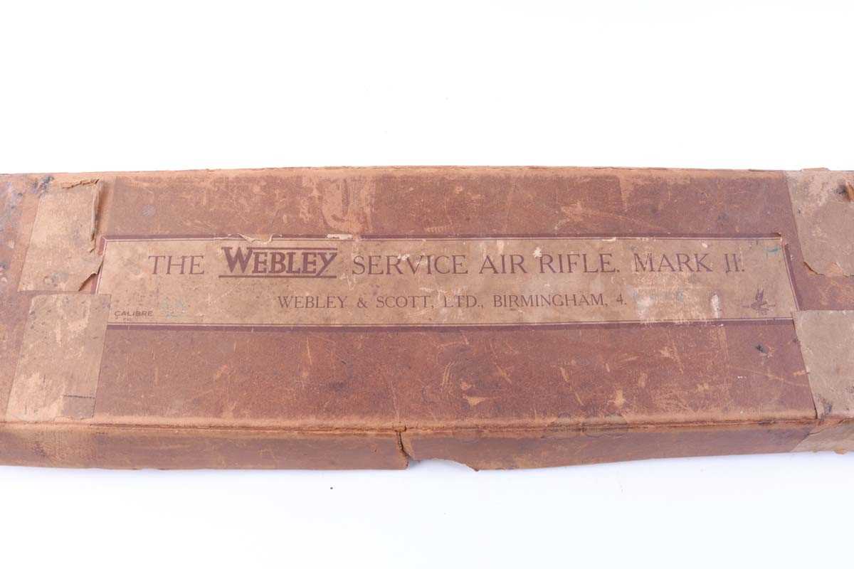 An original box for Webley Service Air Rifle Mark II - Image 2 of 3