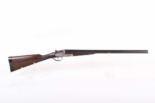 Ⓕ (S2) 12 bore sidelock-ejector, AYA XXV, with 25 ins chopper-lump barrels, cyl & ¼ choke, Churchill