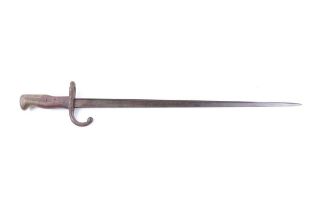 French M1874 Gras bayonet, dated 1878