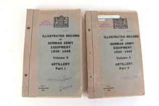 2 Vols: Illustrated Record of German Army Equipment 1939 - 1945, Volume II Artillery Part I & Part