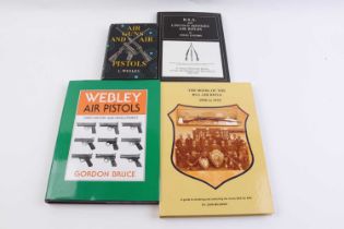 4 Vols: Air Guns and Air Pistols by L Wesley; BSA and Lincoln Jeffries Air Rifles by John Knibbs;