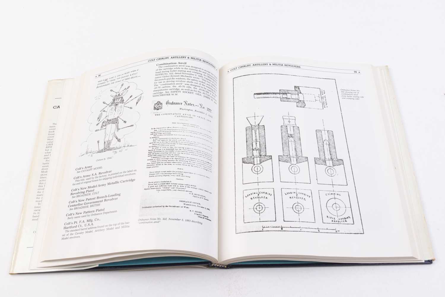 3 Vols: Colt Cavalry, Artillery and Militia Revolvers 1873 - 1903; Colt Peacesmaker British Model; - Image 9 of 9