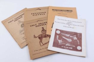 5 Vols (pamphlets): Colt Cartridge Pistols; Paterson Pistols; Colt Dragoon Pistols; Colt Root